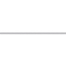 950 Platinum Jewelco London Diamond Cut Curb 0.9mm Pendant Chain Necklace