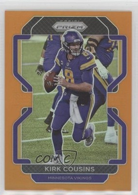 2021 Panini Prizm Orange Prizm 145/249 Kirk Cousins #128 10k8