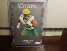 2026 Sage Low Series Football #193 Kenyon Sadiq -Next Level Silver Jets RC
