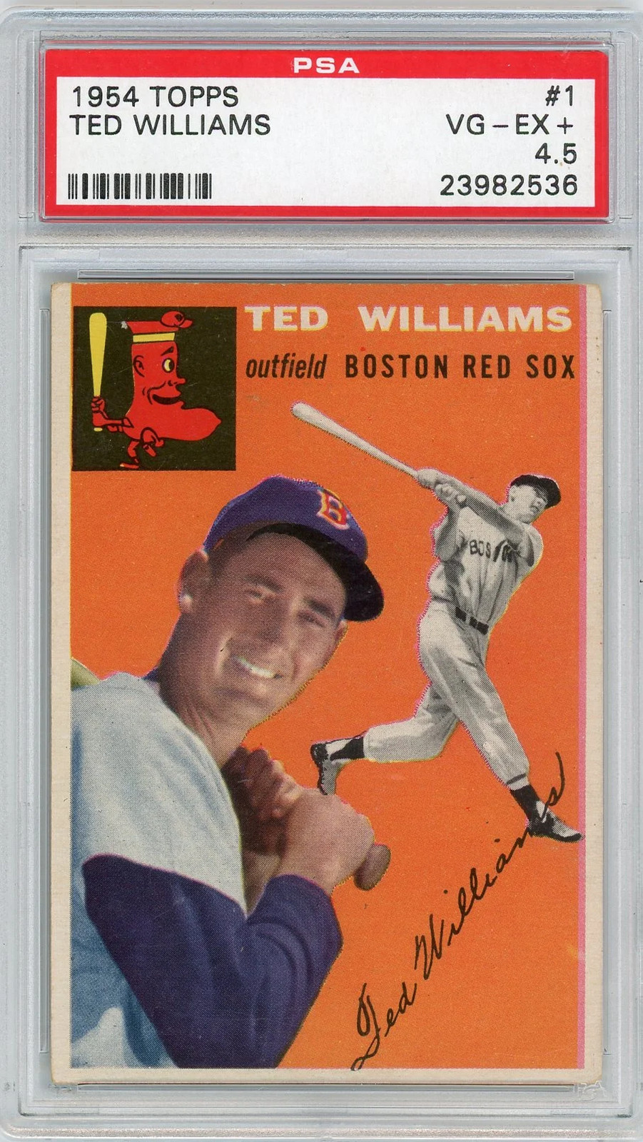 1954 Topps Ted Williams #1 PSA 4.5