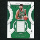 2021-22 National Treasures Jayson Tatum Century Game Worn Jersey 4/99 65357
