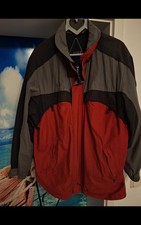 SBL SYLT unisex windbreaker oversized jacket L 52 ruby RED RED GREY GREY black