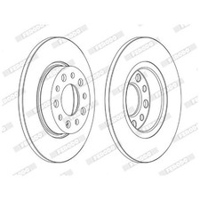 2x Bremsscheibe hinten für Jeep Renegade BU | 26214944
