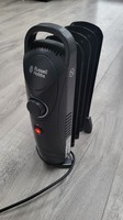 Black Russell Hobbs Mini Filled Oil Heater Radiator RHOFR3001 Vgc New In Box