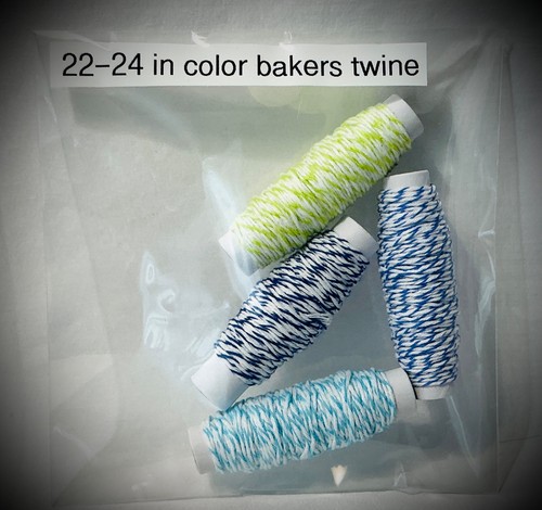 Stampin’ Up! Crafting Twine~(2022-2024 In Color)~4 Spools~4 Colors~Blues & Green