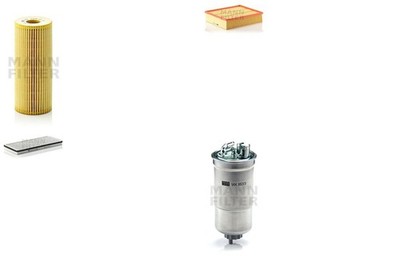 MANN-FILTER Inspektionspaket Filtersatz XL Aktivkohlefilter Leitungsfilter für 2