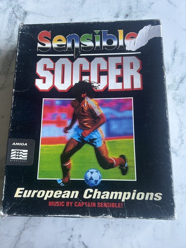 Sensible Soccer- Commodore Amiga Boxed Game - Tested & Working
