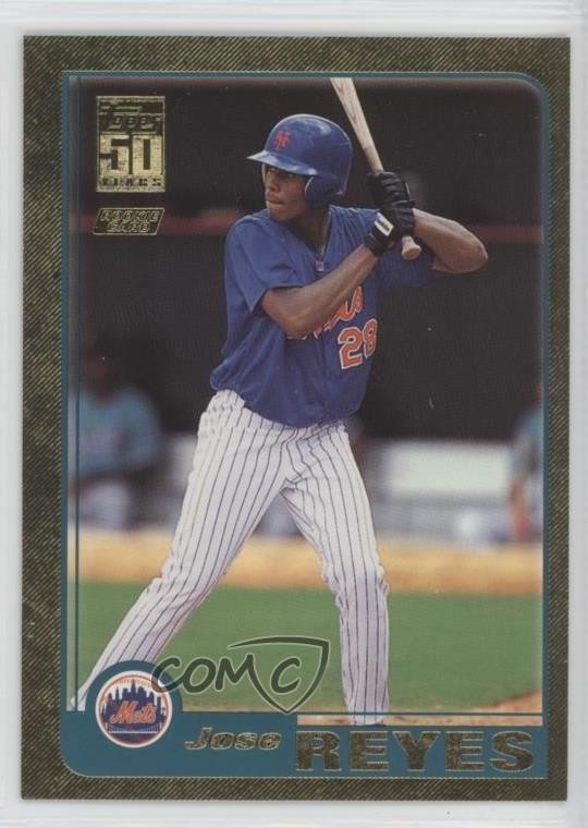2001 Topps Traded & Rookies Gold /2001 Jose Reyes #T242 0h3b