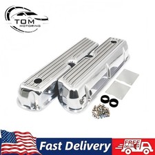 Valve Covers Fit Ford 289 302 351w 1962-1985 Aluminum Tall Finned Valve Covers Fit Ford 289 302 351w 1962-1985 Aluminum Tall Finned