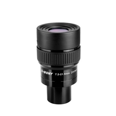 SVBONY SV191 Zoom Eyepiece, Zoom 7.2 to 21.6mm, Parfocal Design, 1.25'' FMC Te...