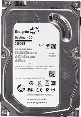 Seagate Barracuda ST2000DM001 2TB interne Festplatte HDD 3.5'' 7200 RPM SATA 2 TB