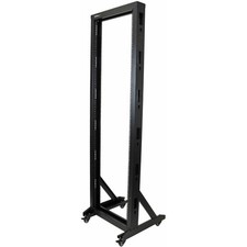 StarTech 2-Post Server Rack with Casters - 42...