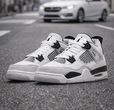 Jordan 4 Retro Military Black White Women's All Size US 5.5-11