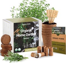 Organic Herb Garden Kit Indoor - Certified Organic  Made in USA  Herb Plants