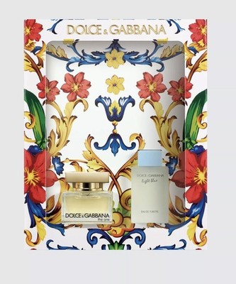 Dolce & Gabbana The One EDP and Light Blue EDT Mini Gift Set