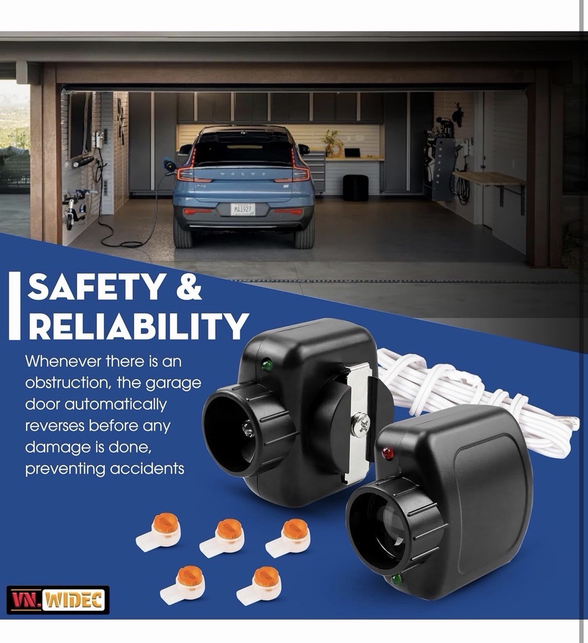 Upgraded 2 Pack for Linear Garage Door Sensor Replacement, for Linear Garage ...