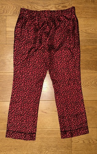 Ensemble chemisier et pantalon noir/rouge neuf Piamita luxe 100 % soie - XS UK 8 300 £ - Photo 15/21