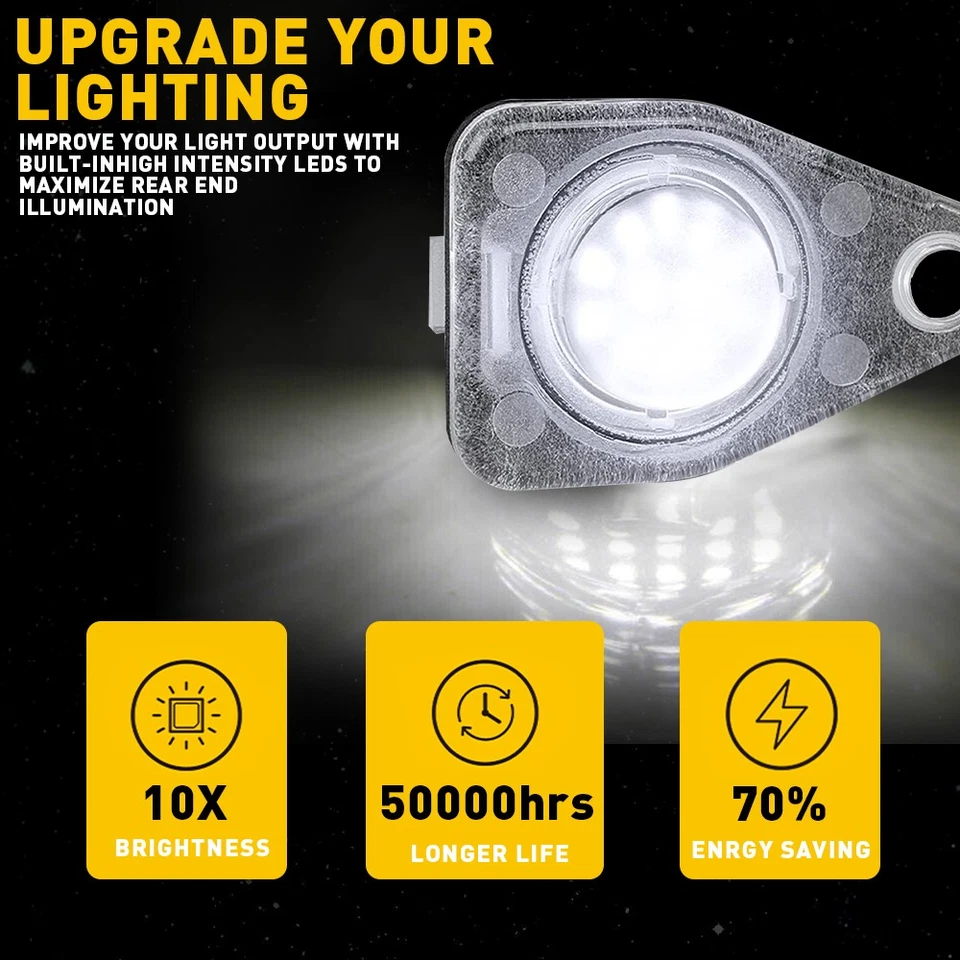 Luces LED blancas de matrícula para Lincoln Aviator 03-05 03-17 Lincoln Navigator Foto 4 de 4