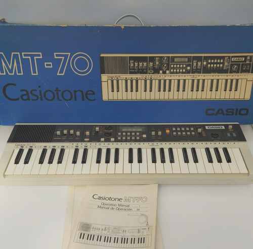 Casio Casiotone MT-70 Vintage 1980s Keyboard/Synth - Boxed with Manuals
