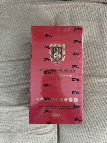 2025 Topps FC Bayern München 125th Anniversary Hobby Box - ORIGINAL - FAST SHIP
