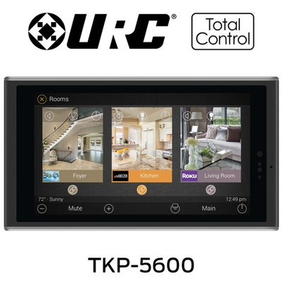 URC Total Control TKP-5600 5  In-Wall Touch Screen MINT Condtion POE
