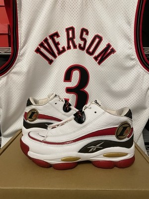 Reebok The Answer DMX Retro OG White Red 2022 Size 9.5