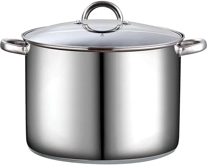 Cook N Home Stockpot with Lid, Basics Stainless Steel Soup Pot, 16-Quart
Opens in a new window or ta