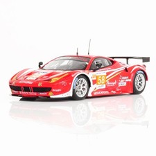 TSM FERRARI 458 ITALIA GTE AM #58 TEAM LUXURY RACING 24H LEMANS 2012 FUJIMI 1:43