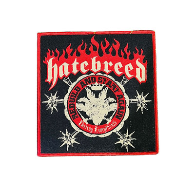 HATEBREED - Destroy Everything - (Red Border) Woven Patch