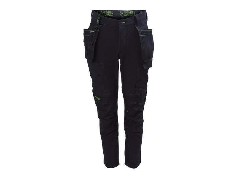 Apache Calgary Black Stretch Holster Trousers Waist 30in Leg 31in