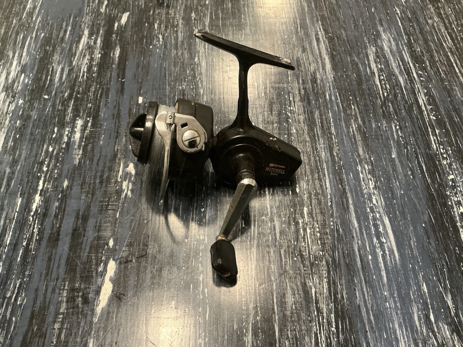 Vintage Garcia MITCHELL 320 Spinning Reel Made In France Wor