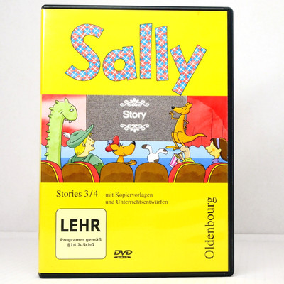Sally DVD Stories 3/4 mit Kopiervorlagen Englisch Unterricht Oldenbourg