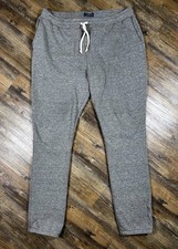 Bonobos Jogger Sweatpants Mens 2XL Gray Heather 35" Inseam Lounge Soft USA Made
