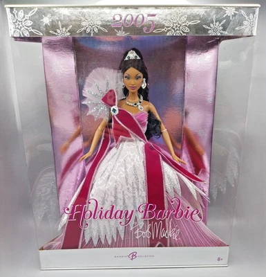 2005 Holiday Barbie Afro Amerikanisch - Bob Mackie - NrfB, Ovp - Bild 1 von 4