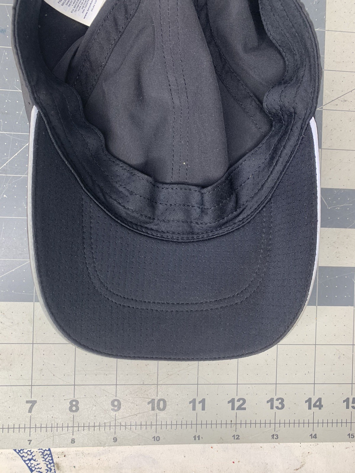 Brooks Lightweight Packable Hat Running Cap Black… - image 8