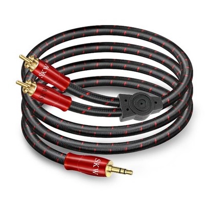 3.5MM to 2RCA Audio Stereo Cable Entry Level HC Series Cable 9.8ft/3M
