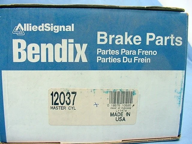 Bendix 12037 制动主缸适用于 1985 - 1986 Sunbird J2000 骑士学员 — 第 3/3 张图片