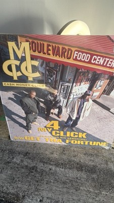 Cash Money Click - 4 My Click / Get Tha Fortune 12  Vinyl TESTED VG Disc, G Slee