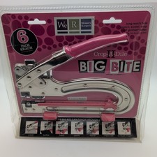 Crop-A-Dile II Big Bite Punch 6 Reach We R Memory Keepers Tool Pink Brand New