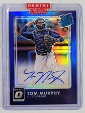2016 Panini Donruss Optic Tom Murphy Rated Rookies Signatures /75 Blue Rockies