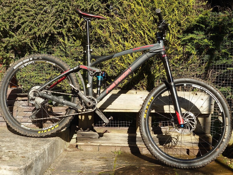 Merida One Forty custom Mini-mullet enduro mountain bike full suspension mtb