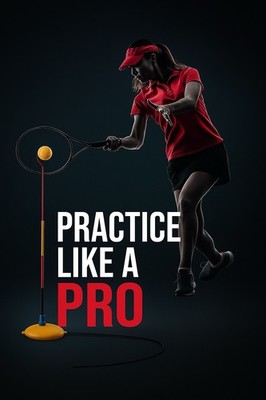TopspinPro Portable Tennis Trainer   Topspin Practice Rebound Ball Training Tool