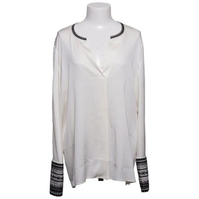 Kobi Halperin, Bluse, Größe: 2XL, Weiß/Schwarz, Elasthan/Seide, Sonstiges #Kft