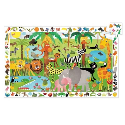 Dschungelbeobachtung Puzzle 35 Teile - Kinder ab 3 Jahren - Entdeckung
