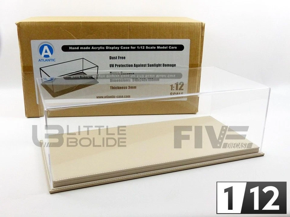 ATLANTIC CASE 1/12 - DISPLAY CASE SHOW-CASE 1/12 - MULHOUSE BEIGE LEATHER 10093 - Photo 1/1