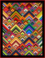 PINNACLES - 75" x 58" - Quilt-Addicts Precut Quilt Kit Single