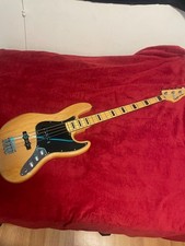 (RI4) Squier Classic Vibe 70's Jazz Bass 4-String Bass Guitar Gloss Natural