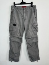 Vintage Oakley Faded Cargo Gorcore Style Baggy Pants Size 32