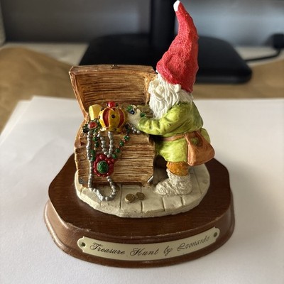 Vintage Skulptur Figur - Schatzsuche von Leonardo ~ 12 x 10 x 12 cm