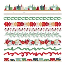Creative Memories JOY TO THE WORLD Christmas Laser Cut BORDERS (10) -NEW 2021